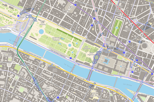 Plan accès Louvre