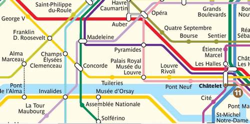 Plan musée Louvre métro