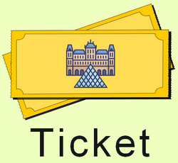 Logo ticket Louvre